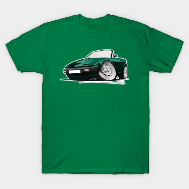 Triumph TR7 DHC Convertible Dark Green T-Shirt by y30man5